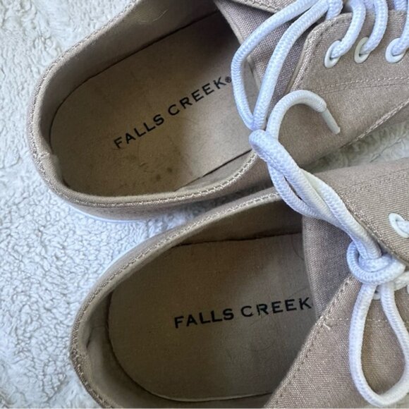 Falls Creek | Men's Dune Beige Canvas Casual Shoes | Size 12M - Picture 7 of 8